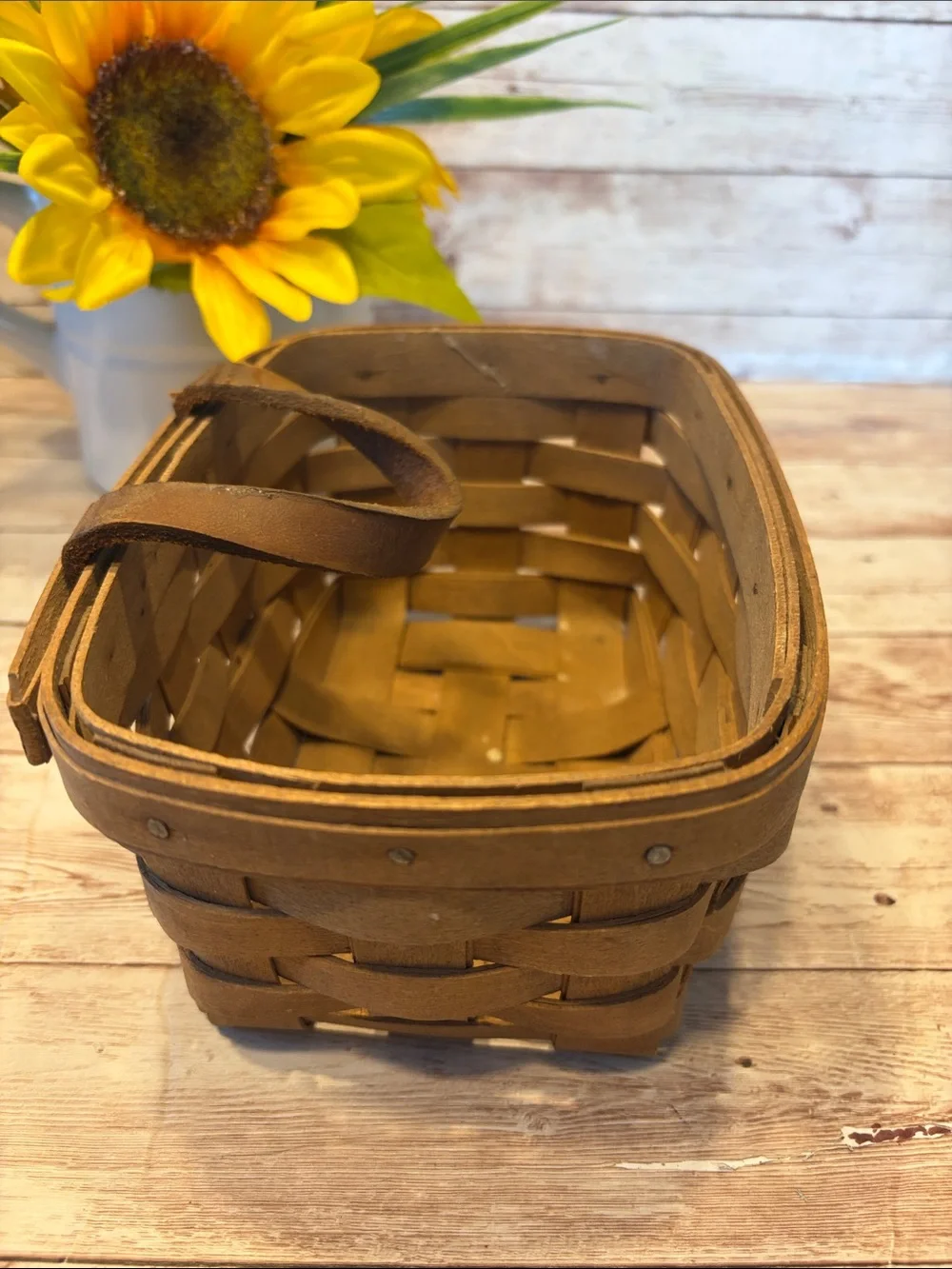 Longaberger handwoven basket